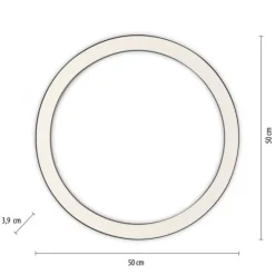 Paul Neuhaus LED Deckenleuchte PURE Lines Round graphite 50cm dimmbar CCT