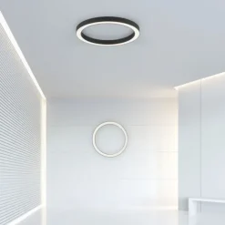 Paul Neuhaus LED Deckenleuchte PURE Lines Round graphite 50cm dimmbar CCT