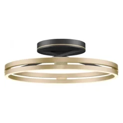Paul Neuhaus LED Deckenleuchte PURE Loop black-pearl/ivory-gold Fernbedienung