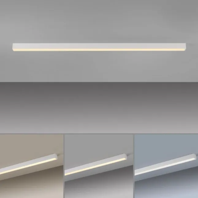 Paul Neuhaus LED Deckenleuchte PURE Lines Straight, snow