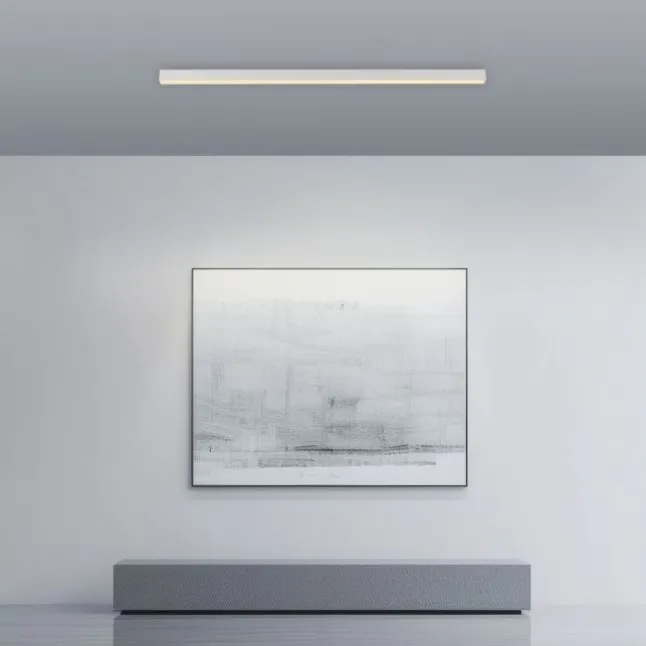 Paul Neuhaus LED Deckenleuchte PURE Lines Straight, snow