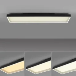Paul Neuhaus LED Deckenleuchte Q-MAGONG schwarz steuerbar Smarthome