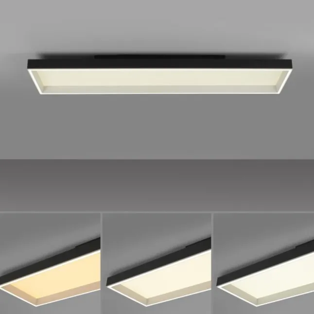 Paul Neuhaus LED Deckenleuchte Q-MAGONG schwarz steuerbar Smarthome