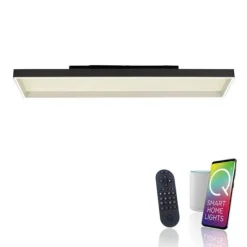 Paul Neuhaus LED Deckenleuchte Q-MAGONG schwarz steuerbar Smarthome