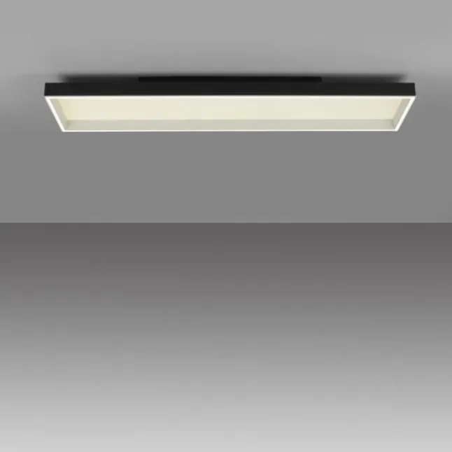 Paul Neuhaus LED Deckenleuchte Q-MAGONG schwarz steuerbar Smarthome