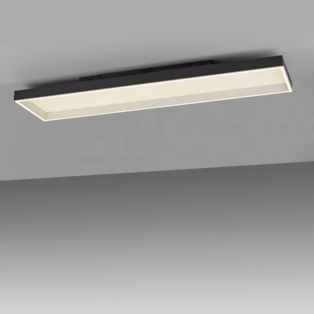 Paul Neuhaus LED Deckenleuchte Q-MAGONG schwarz steuerbar Smarthome
