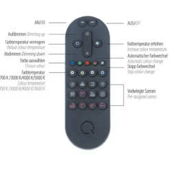 Paul Neuhaus LED Deckenleuchte Q-MAGONG schwarz steuerbar Smarthome