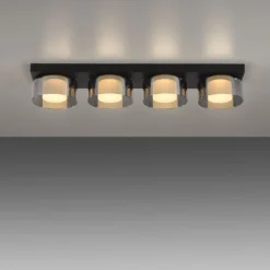 Paul Neuhaus LED Deckenleuchte 4 flammig dimmbar per Switchmo