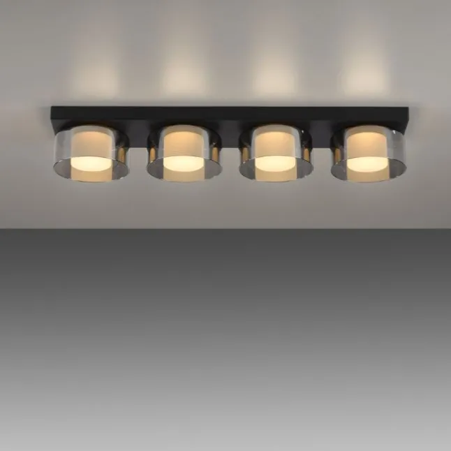 Paul Neuhaus LED Deckenleuchte 4 flammig dimmbar per Switchmo