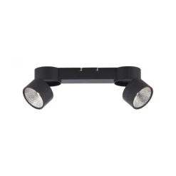 Paul Neuhaus LED Deckenleuchte PURE Nola schwarz 2 flammig drehbar dimmbar