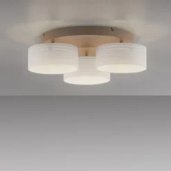 Paul Neuhaus LED Deckenleuchte MARIKA, sand, 3 flammig