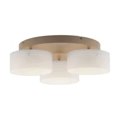 Paul Neuhaus LED Deckenleuchte MARIKA, sand, 3 flammig