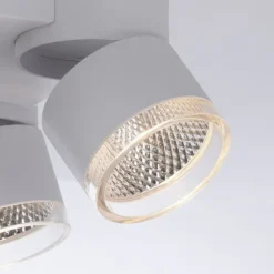 Paul Neuhaus LED Deckenleuchte PURE Nola weiß 4 flammig drehbar dimmbar