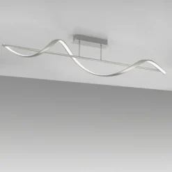 Paul Neuhaus LED Deckenleuchte Q-SWING silber dimmbar Smar Home