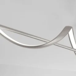 Paul Neuhaus LED Deckenleuchte Q-SWING silber dimmbar Smar Home