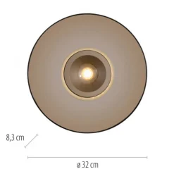 Paul Neuhaus LED Deckenleuchte Pure Moon bronce Tronicdimmer