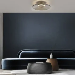 Paul Neuhaus LED Deckenleuchte Pure Moon bronce Tronicdimmer