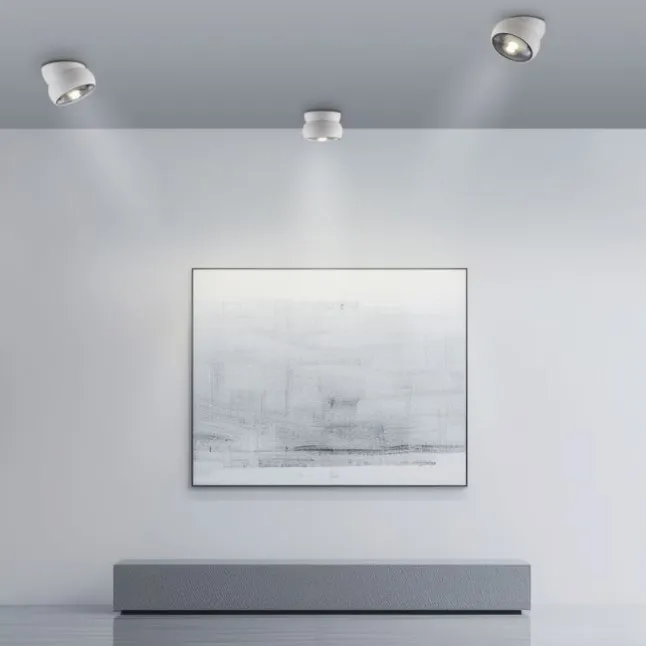 Paul Neuhaus LED Deckenleuchte PURE Move, snow, dimmbar, dreh- und schwenkbar, Tronicdimmer