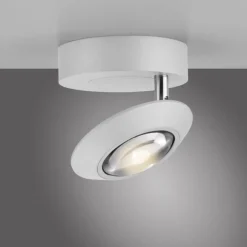 Paul Neuhaus LED Deckenleuchte PURE Oculis, snow, Tronicdimmer, dreh+schwenkbar