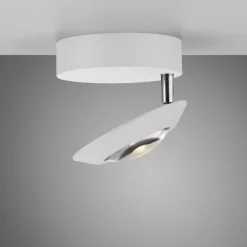 Paul Neuhaus LED Deckenleuchte PURE Oculis, snow, Tronicdimmer, dreh+schwenkbar