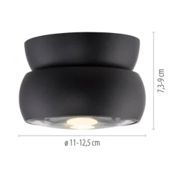 Paul Neuhaus LED Deckenleuchte PURE Move, black pearl , Tronicdimmer, dreh- und schwenkbar