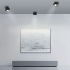 Paul Neuhaus LED Deckenleuchte PURE Move, black pearl , Tronicdimmer, dreh- und schwenkbar