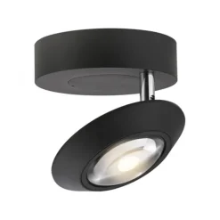 Paul Neuhaus LED Deckenleuchte PURE Oculis, black pearl , Tronicdimmer, dreh+schwenkbar