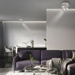 Paul Neuhaus LED Deckenleuchte PURE Oculis, diamond, Tronicdimmer, dreh+schwenkbar