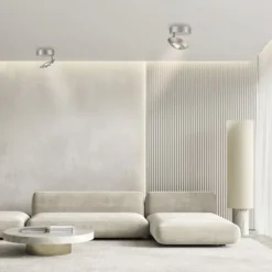Paul Neuhaus LED Deckenleuchte PURE Oculis, diamond, Tronicdimmer, dreh+schwenkbar