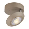 Paul Neuhaus LED Deckenleuchte PURE Oculis, bronce, Tronicdimmer, dreh+schwenkbar