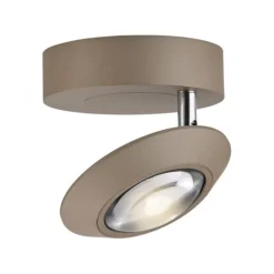 Paul Neuhaus LED Deckenleuchte PURE Oculis, bronce, Tronicdimmer, dreh+schwenkbar