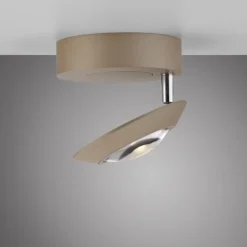 Paul Neuhaus LED Deckenleuchte PURE Oculis, bronce, Tronicdimmer, dreh+schwenkbar
