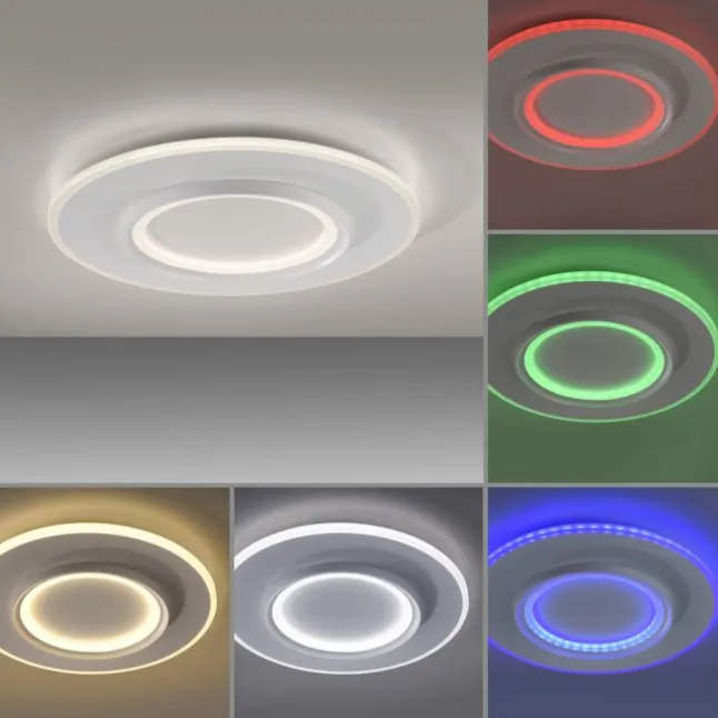 Paul Neuhaus LED Deckenleuchte Q-KALINA weiss Smarthome steuerbar App