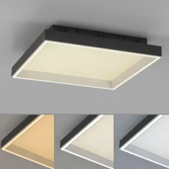 Paul Neuhaus LED Deckenleuchte Q-MAGONG schwarz Smarthome App dimmbar