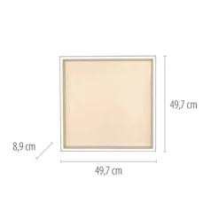 Paul Neuhaus LED Deckenleuchte Q-MAGONG schwarz Smarthome App dimmbar