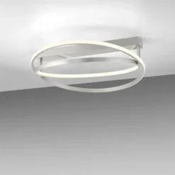 Paul Neuhaus LED Deckenleuchte Q-BELUGA silber dimmbar Smart Home