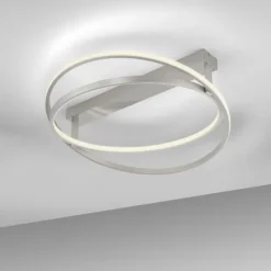 Paul Neuhaus LED Deckenleuchte Q-BELUGA silber dimmbar Smart Home