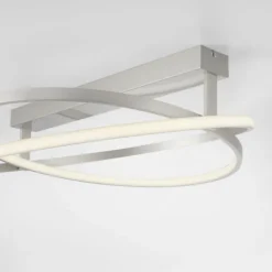 Paul Neuhaus LED Deckenleuchte Q-BELUGA silber dimmbar Smart Home