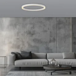 Paul Neuhaus LED Deckenleuchte PURE Lines Round, snow