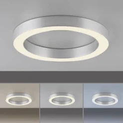 Paul Neuhaus LED Deckenleuchte PURE Lines Round, diamond (alu)
