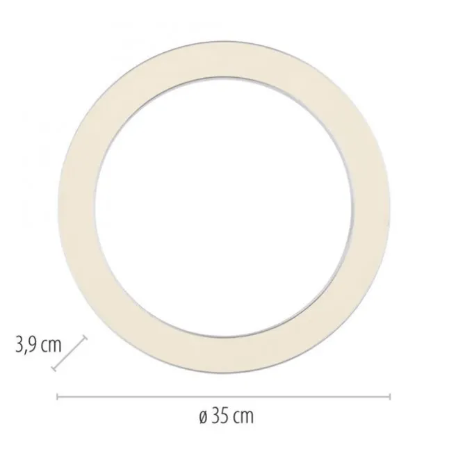 Paul Neuhaus LED Deckenleuchte PURE Lines Round, diamond (alu)