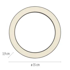 Paul Neuhaus LED Deckenleuchte PURE Lines Round, graphite