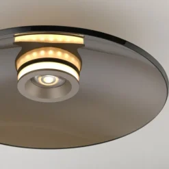 Paul Neuhaus LED Deckenleuchte Pure Moon bronce Amberfarben dimmbar