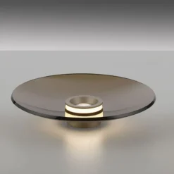 Paul Neuhaus LED Deckenleuchte Pure Moon bronce Amberfarben dimmbar