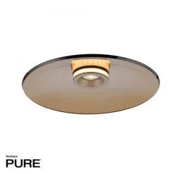 Paul Neuhaus LED Deckenleuchte Pure Moon bronce Amberfarben dimmbar
