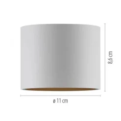 Paul Neuhaus LED Deckenleuchte PURE Point, snow,indoor dimmbar