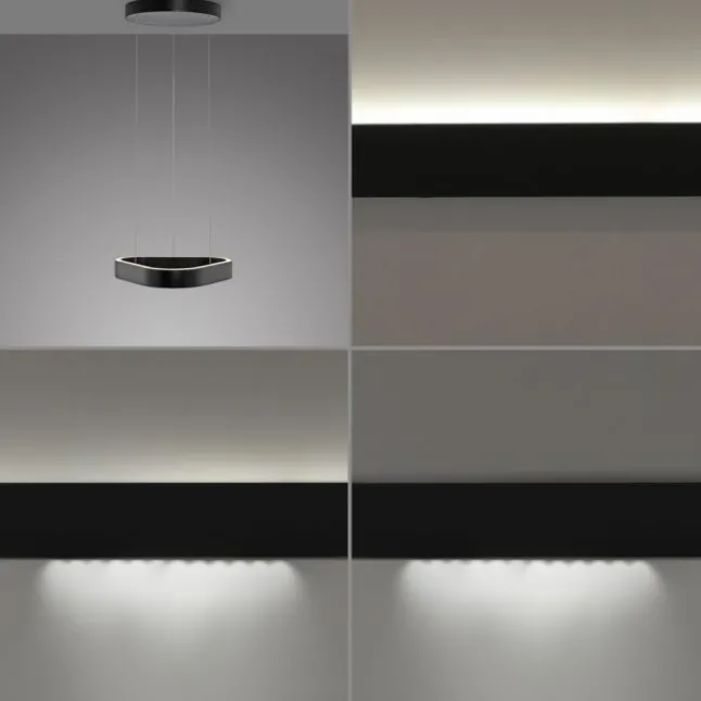 Paul Neuhaus LED Pendelleuchte Q-STRETTO, schwarz,