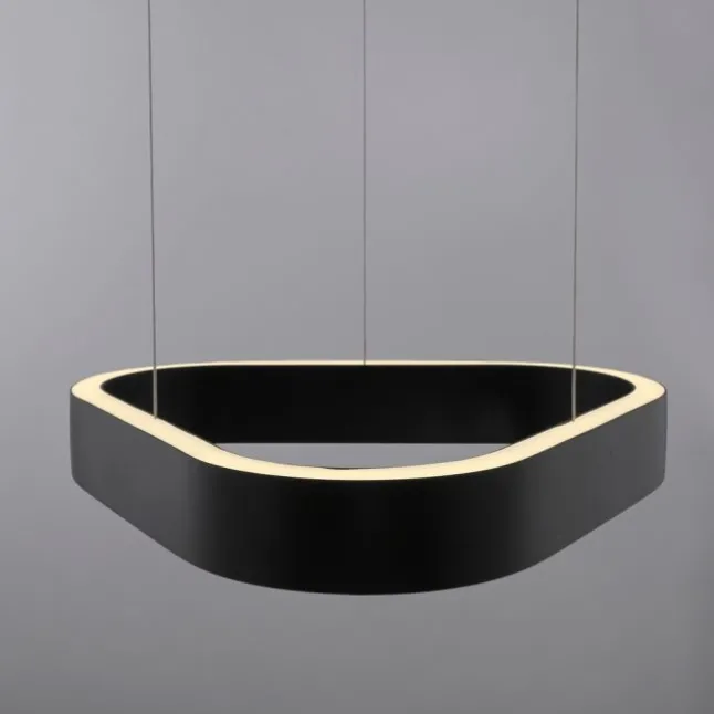 Paul Neuhaus LED Pendelleuchte Q-STRETTO, schwarz,