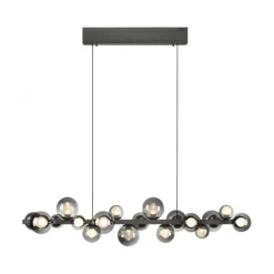 Paul Neuhaus LED Pendelleuchte PURE E-Popup platin (grau) elektrisch