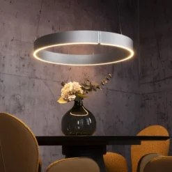 Paul Neuhaus LED Pendelleuchte PURE E-Clipse stone (alu) elektrisch